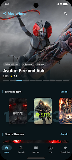 MovieNova: TV Shows & Movies PC