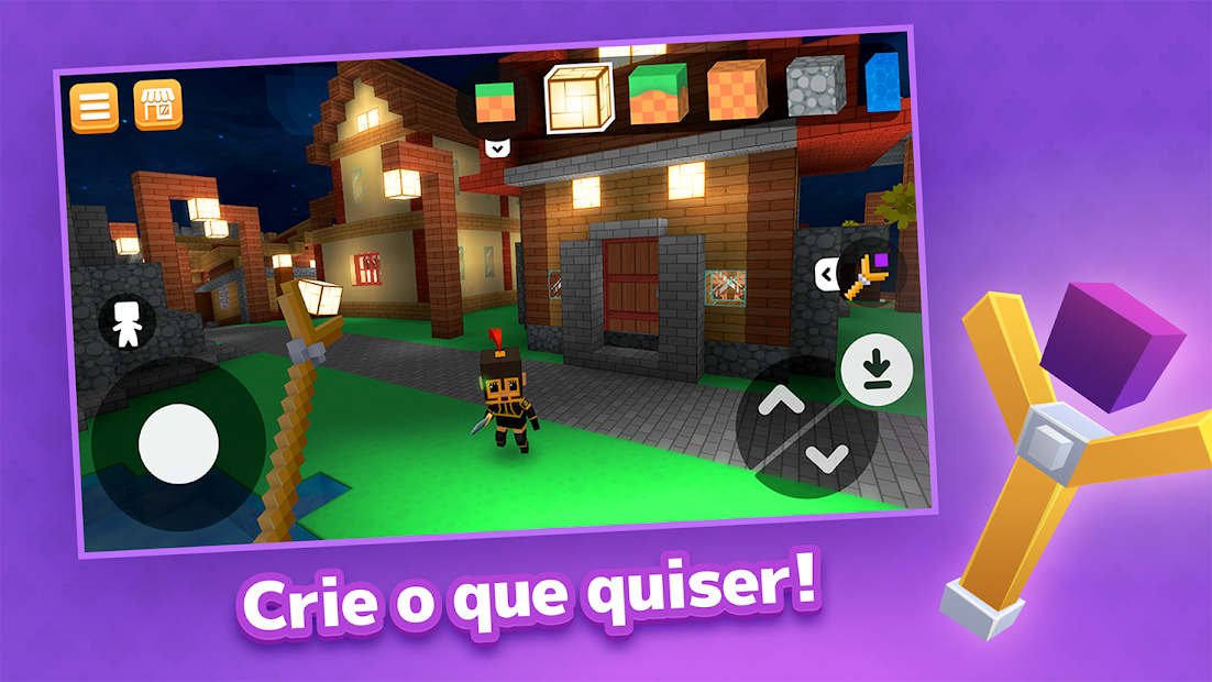 Crafty Lands – Crie, Construa e Explore Mundos para PC