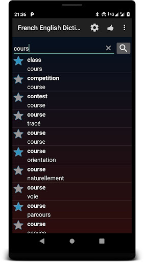 Dictionnaire Anglais-Français PC