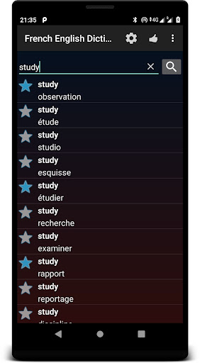 Dictionnaire Anglais-Français PC