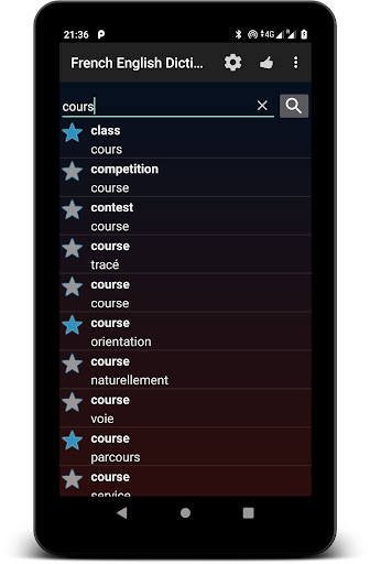 Dictionnaire Anglais-Français PC
