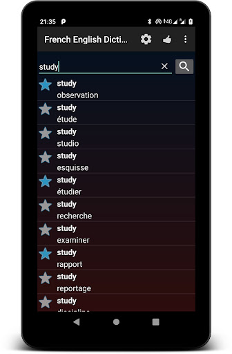 Dictionnaire Anglais-Français PC
