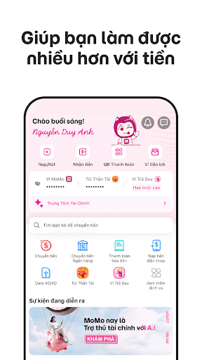 MoMo -Trợ thủ Tài chính với AI PC