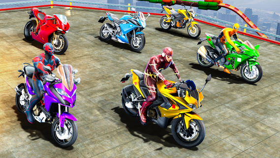 Super Hero Game - Bike Game 3D