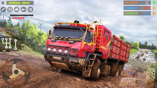 komputer Mud Truck Driving Game Offroad