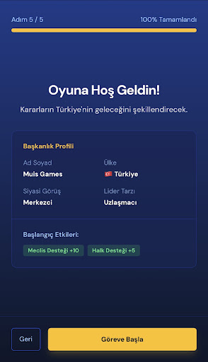 Başkanlık Simülatörü 2026 PC