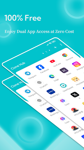 Clone Hub-Parallel Dual App PC