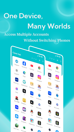 Clone Hub-Parallel Dual App PC