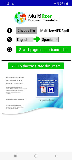 Multilizer Document Translator پی سی