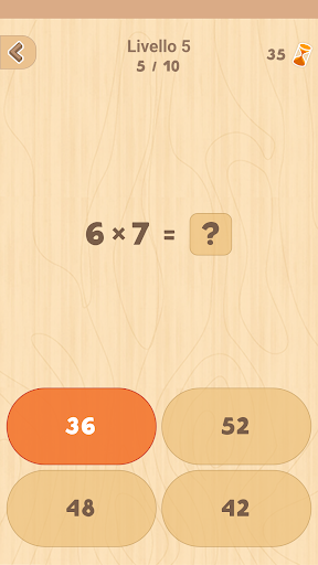 Tavola pitagorica - matematica PC