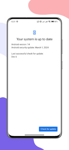 Android 14 Update Helper ПК