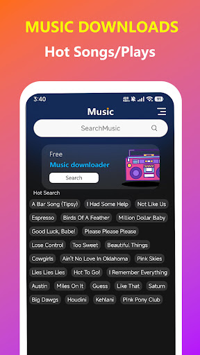 Music Downloader -Mp3 download电脑版