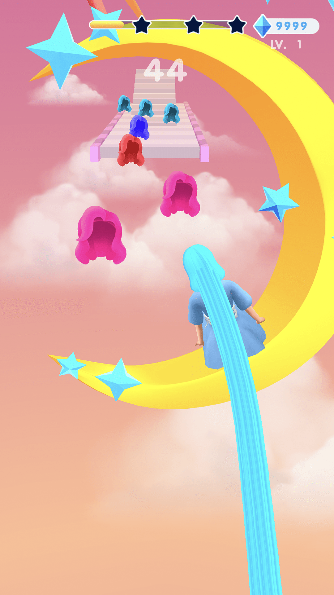 Dancing Hair - Music Race 3D PC