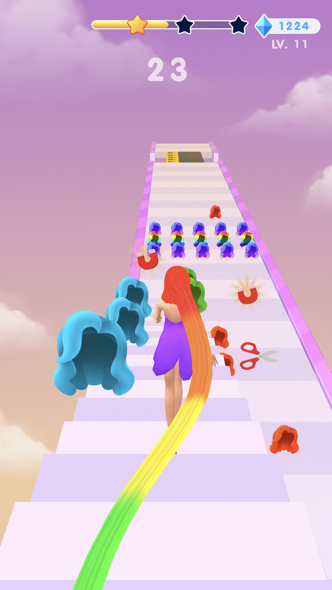 Dancing Hair - Music Race 3D PC