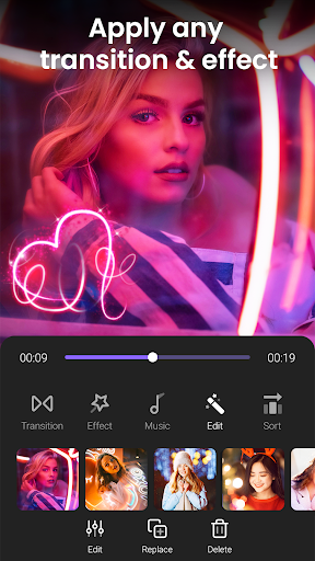 Photo video maker with music PC