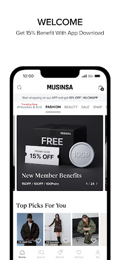 MUSINSA : K-Fashion Store PC