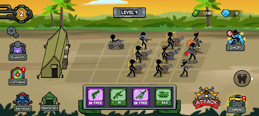 Stickman Warfare：Shooting War PC