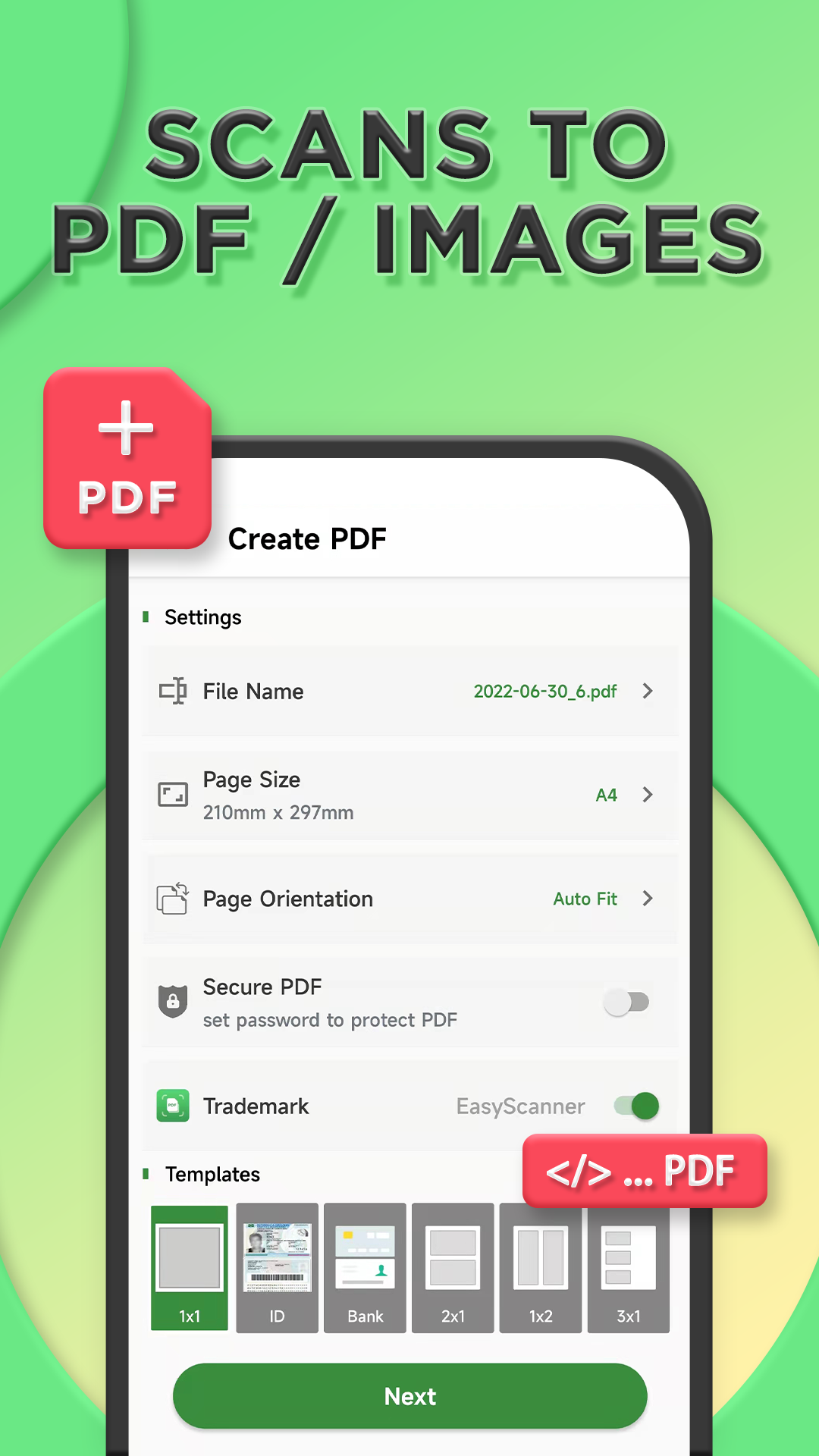 Easy Scanner الحاسوب