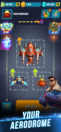 HAWK: Airplane Space games পিসি