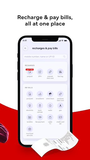 Airtel Thanks: Recharge & Bank الحاسوب