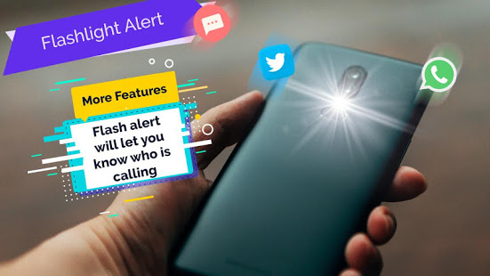 Color flashlight: flash on call & sms, flash alert PC