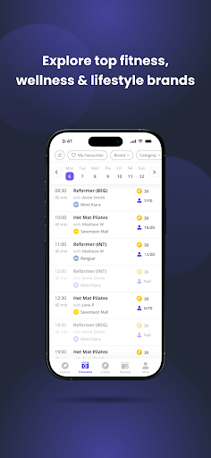 komputer MyFit: Wellness Bookings
