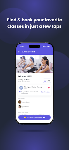 komputer MyFit: Wellness Bookings