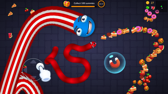 SNAKE VS WORMS - Play Online for Free!