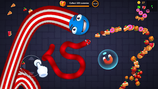 komputer Snake vs Worms: Fun .io Zone