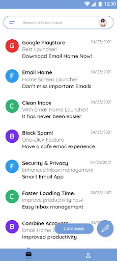 Email Home - Email Homescreen PC
