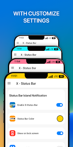 iCenter iOS 16: X - Status Bar