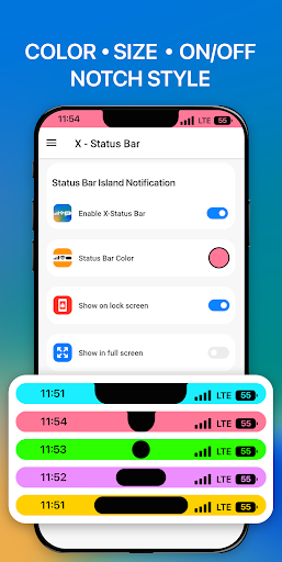 iCenter iOS 16: X - Status Bar