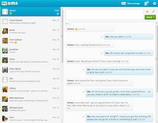 mysms - Remote Text Messages PC