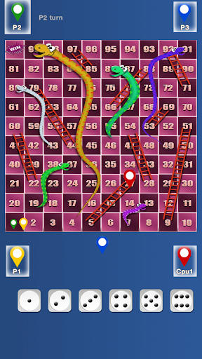 komputer Snake and Ladder-Sap Sidi Game