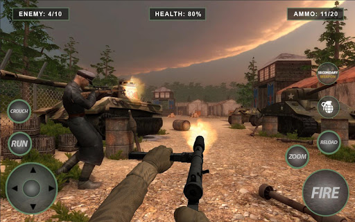 komputer World War FPS Shooting Game