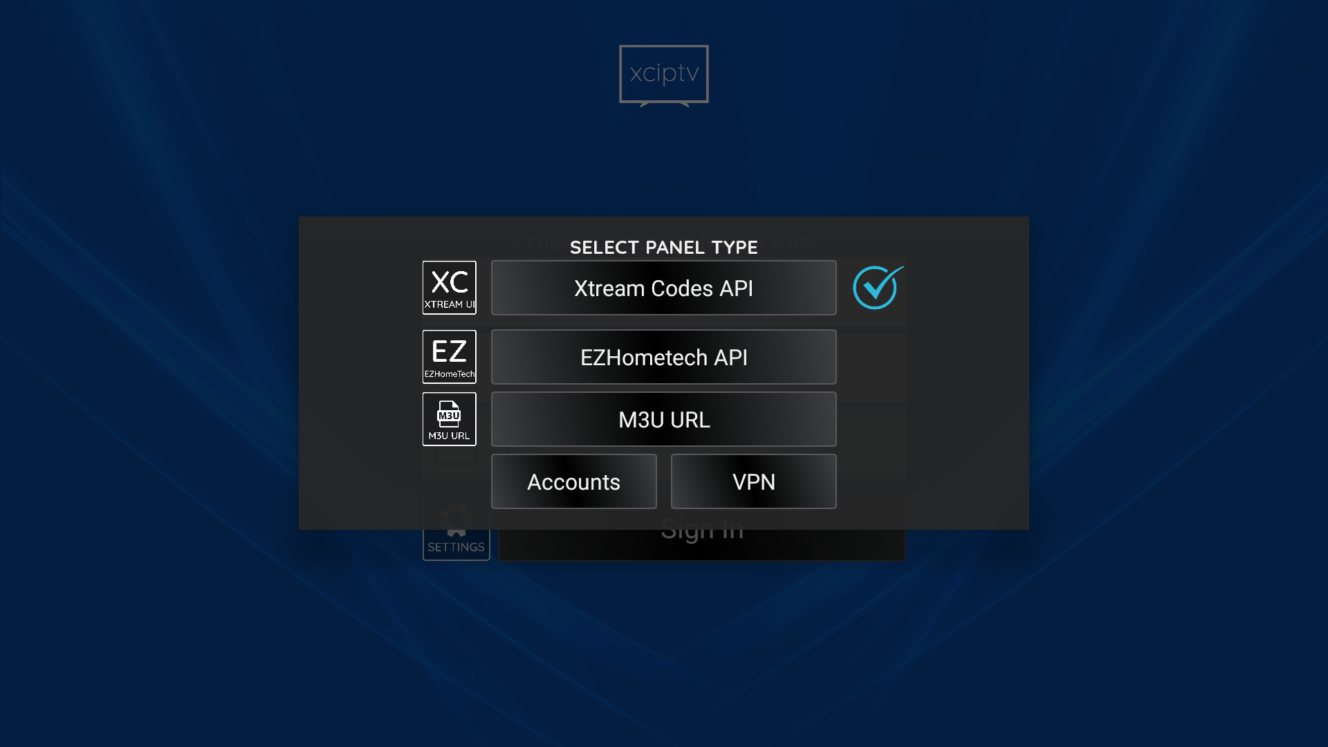 XCIPTV PLAYER para PC