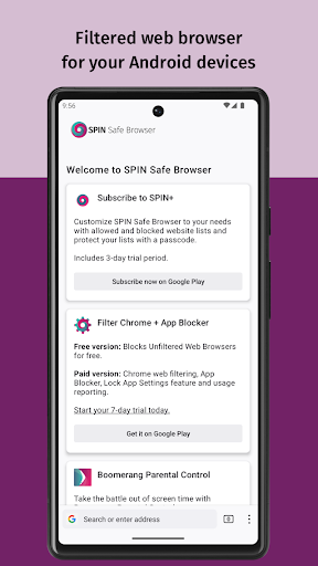 SPIN Safe Browser: Web Filter