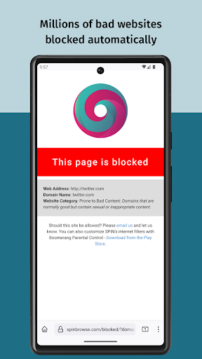 SPIN Safe Browser: Web Filter
