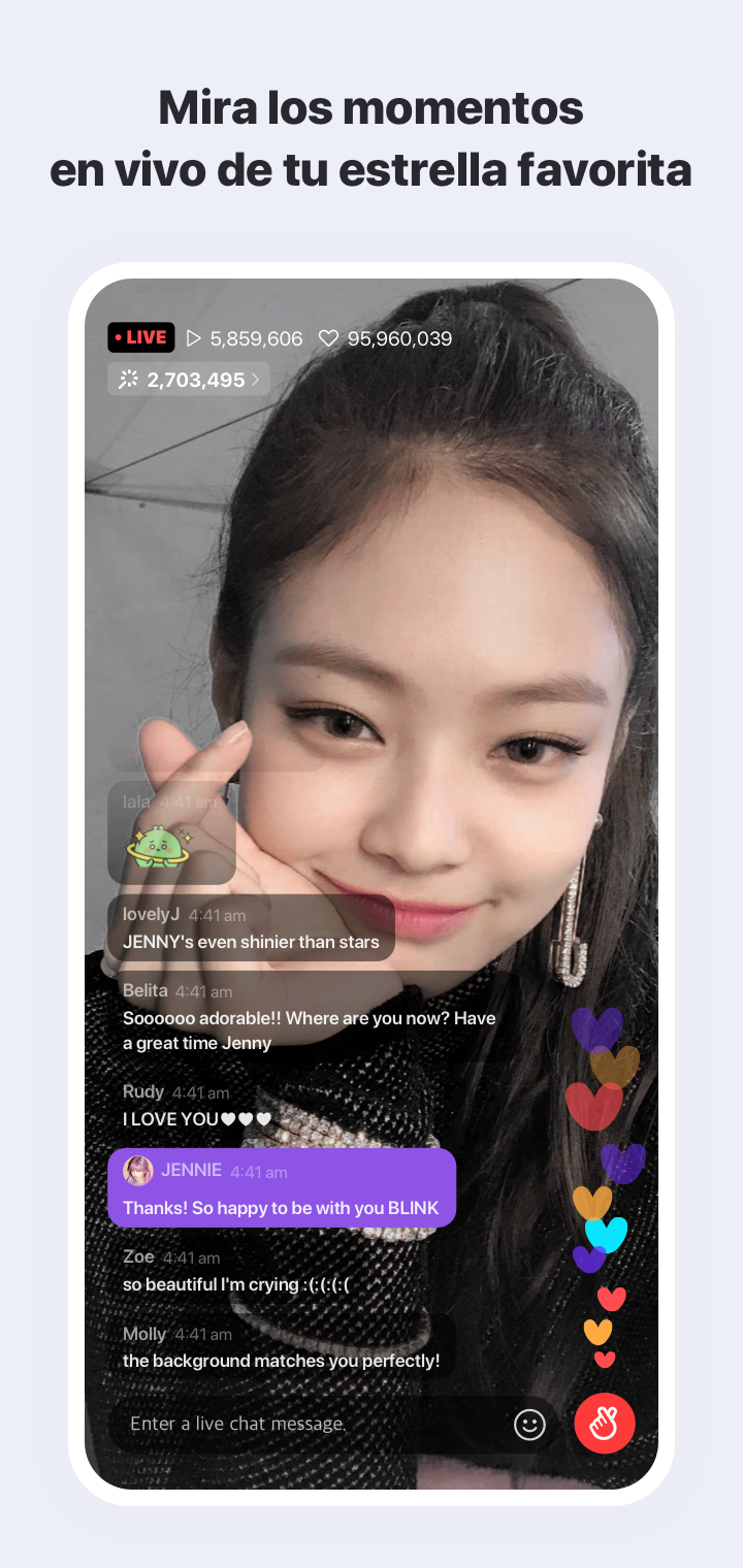 V LIVE, Aplicación Global de Estrellas en Vivo PC