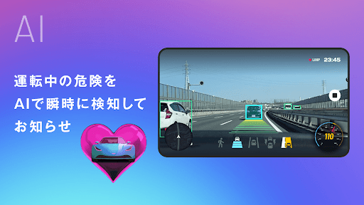 AiRCAM - AI+AR搭載ドライブレコーダーアプリ الحاسوب