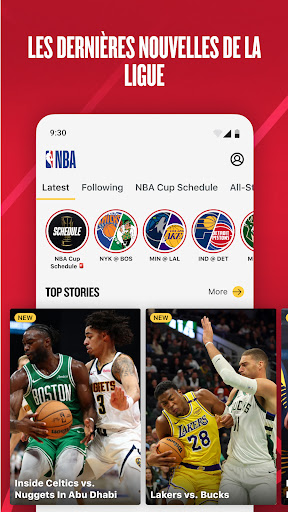 NBA Officiel : Matchs de basket en live et news