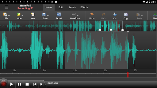 komputer WavePad Audio Editor