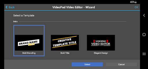VideoPad動画編集アプリ無料版