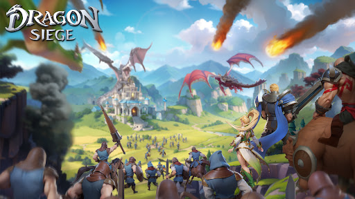 Dragon Siege: حصار المملكة الحاسوب