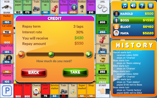 CrazyPoly - Business Dice Game পিসি