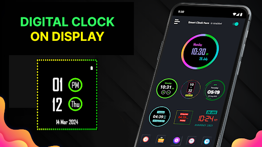 Neon Digital Clock