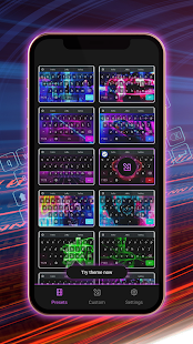 Neon Theme Keyboard PC