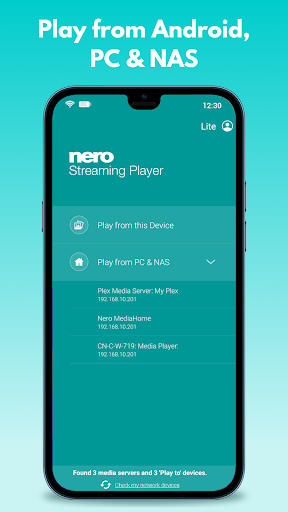 TV Cast: Nero DLNA/UPnP Player