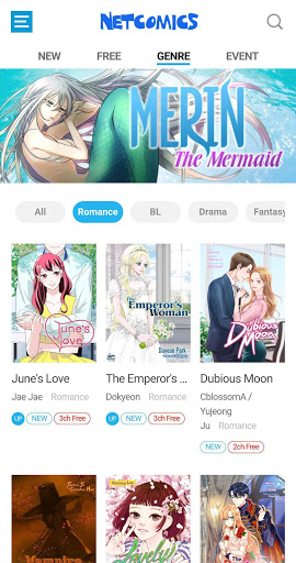 NETCOMICS - Webtoon & Manga الحاسوب