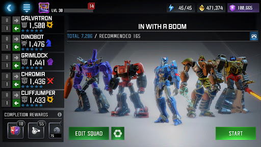 TRANSFORMERS Combattenti